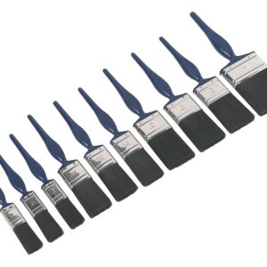 No Nonsense Synthetic Paint Brushes 10 Piece Set