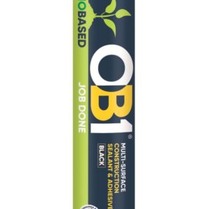 OB1 Bio-Based Multi-Surface Sealant & Adhesive Black 290ml