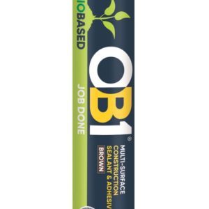 OB1 Bio-Based Multi-Surface Sealant & Adhesive Brown 290ml
