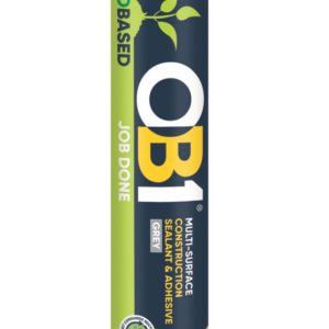 OB1 Bio-Based Multi-Surface Sealant & Adhesive Grey 290ml