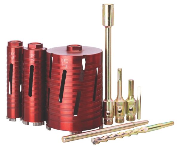 OX Maestro Diamond Core Drill Kit 3 Cores
