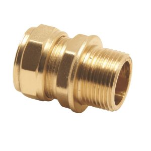 Pegler  Brass Compression Adapting Male Coupler 22mm x 3/4"