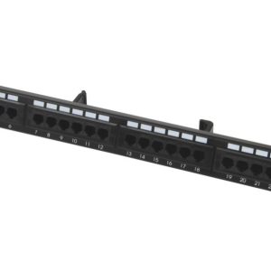 Philex Cat 5e 1U 24 Port Patch Panel 4 1/2"