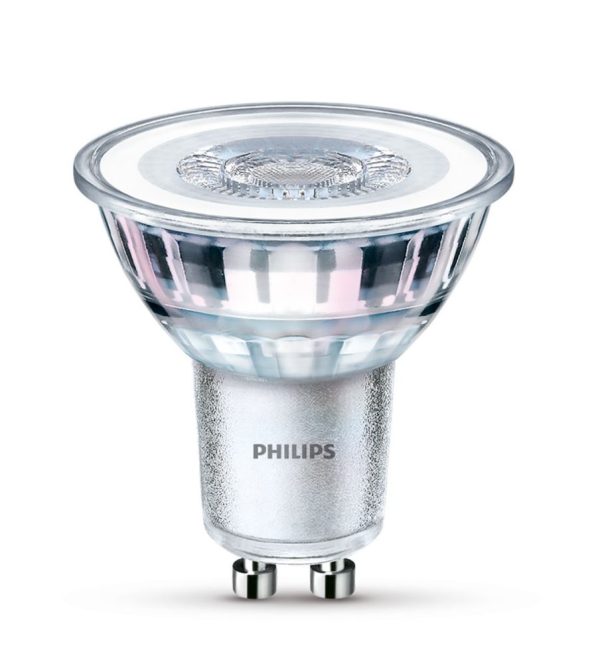 Philips   GU10 LED Light Bulb 255lm 3.5W 3 Pack