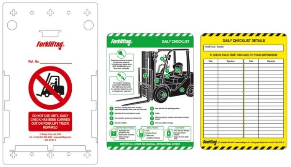 Scafftag  Forklift Tag Kit