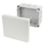 Schneider Electric 12-Entry Rectangular Junction Box with Knockouts 176mm x 88mm x 200mm