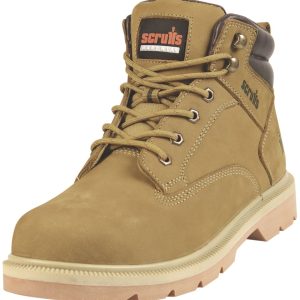 Scruffs Verona Size 10  Tan  Steel Toe Cap Safety Boots