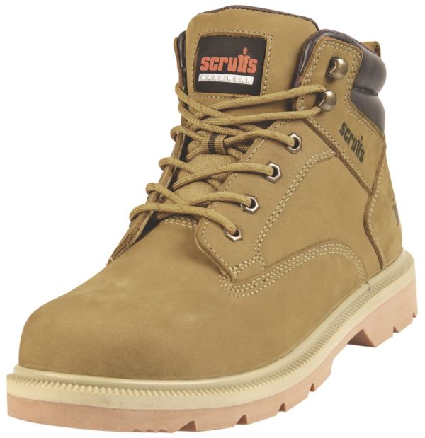 Scruffs Verona Size 11  Tan  Steel Toe Cap Safety Boots