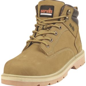 Scruffs Verona Size 8  Tan  Steel Toe Cap Safety Boots