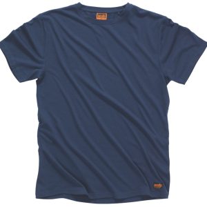 Scruffs Worker Short Sleeve T-Shirt Navy X Large 46" Chest