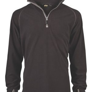 Site Beech Microfleece Pullover Black X Large 48" Chest