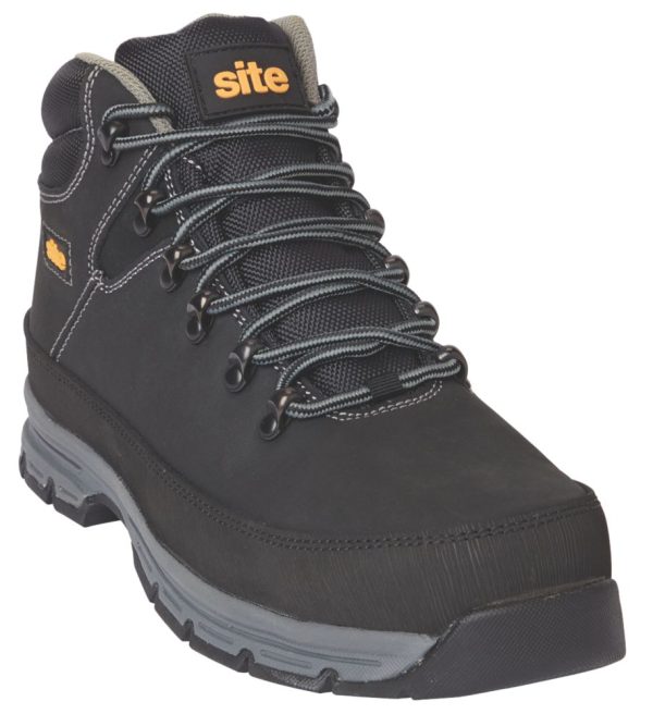 Site Bronzite Size 12  Black  Steel Toe Cap Safety Boots