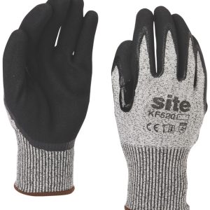 Site  Gloves Grey/Black Medium