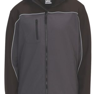 Site Kardal  Water-Resistant Softshell Jacket Black /  Grey Medium 48" Chest