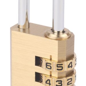 Smith & Locke    Combination  Padlock Brass 28.5mm