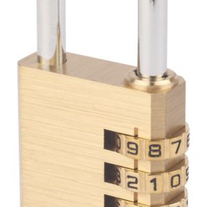 Smith & Locke    Combination  Padlock Brass 38mm