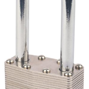 Smith & Locke  Laminated Steel  Water-Resistant Long Shackle  Padlock 50mm