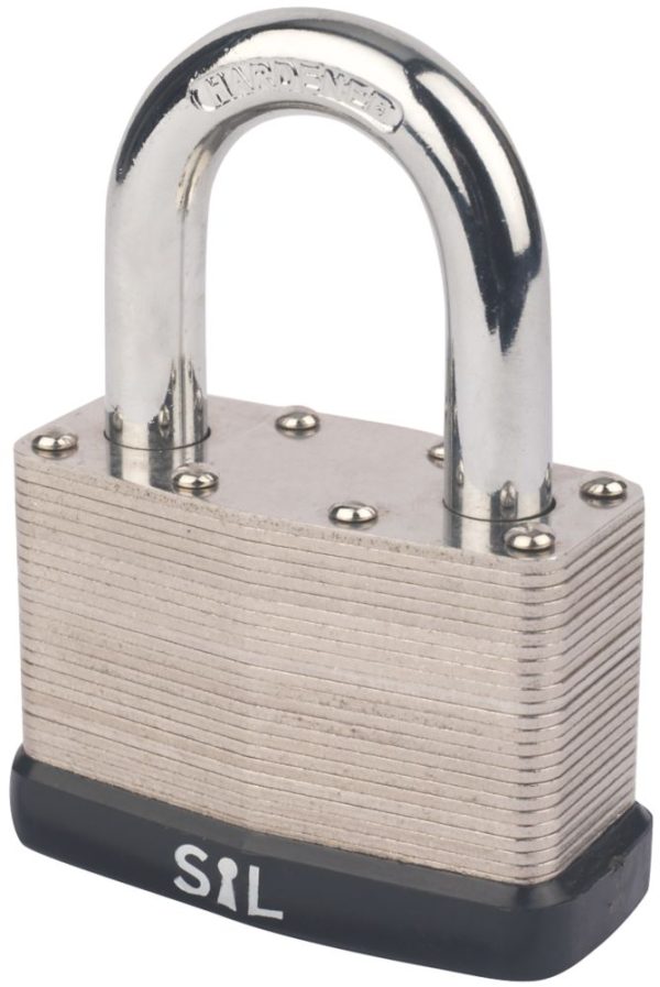Smith & Locke  Laminated Steel  Water-Resistant   Padlock 69mm