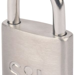 Smith & Locke  Stainless Steel  Water-Resistant   Padlock 38mm
