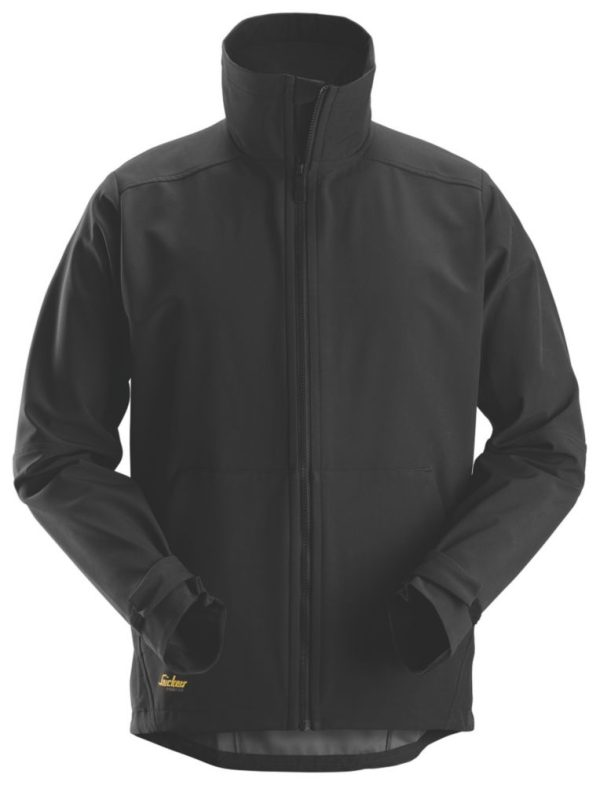 Snickers 1205  Soft Shell Jacket Black Small 36" Chest