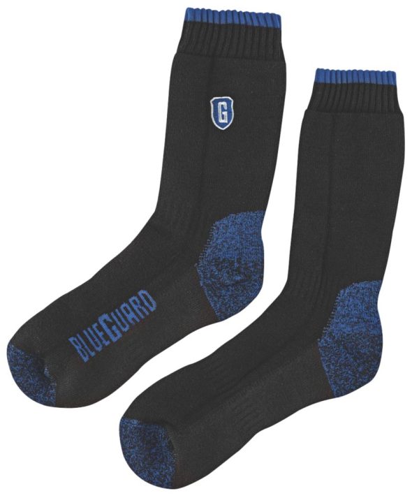 SockShop Blueguard Anti-Abrasion Durability Socks Black 9-11 1 Pair
