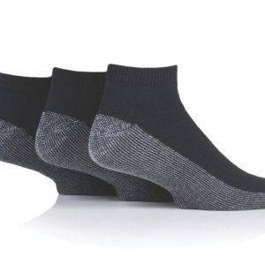 SockShop  Heavy Duty Safety Trainer Socks Black 6-11 4 Pairs