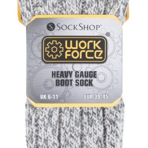 SockShop  Heavy Gauge Boot Socks Grey 6-11 1 Pair