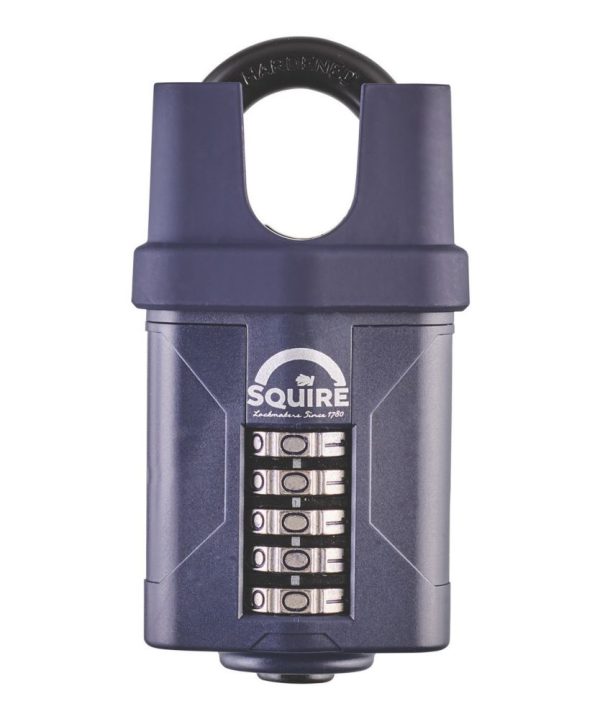 Squire  Water-Resistant Closed Shackle Combination  Padlock Blue 60mm