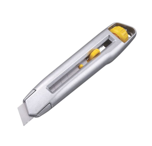 Stanley 0-10-018 Interlocking Retractable 18mm Snap-Off Utility Knife