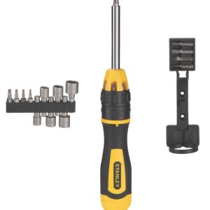 Stanley  Ratchet Screwdriver Bit Set 21 Pieces