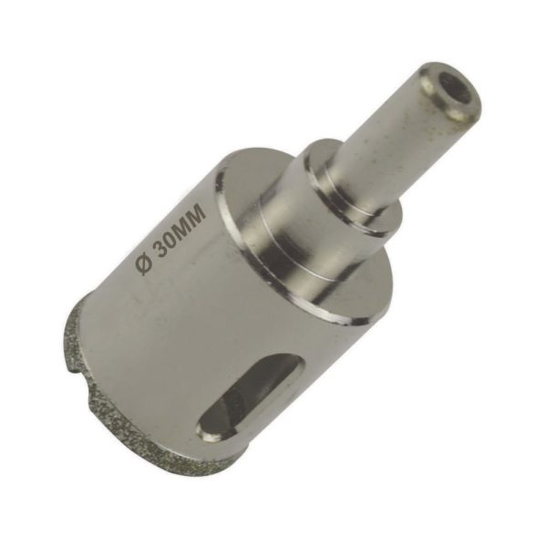 Straight Shank Diamond Tile Holesaw 30mm x 35mm