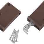 Suki Cabinet Suspension Hangers Brown 64mm x 25mm x 39mm 2 Pack