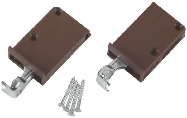 Suki Cabinet Suspension Hangers Brown 64mm x 25mm x 39mm 2 Pack