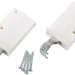 Suki Cabinet Suspension Hangers White 64mm x 25mm x 39mm 2 Pack