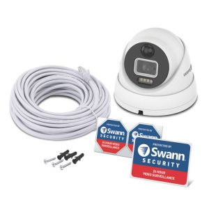 Swann Pro Enforcer SWNHD-1200D-EU White Wired 12MP Indoor & Outdoor Dome Add-On Camera