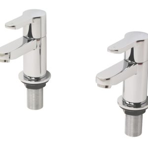 Swirl Elevate Pillar Bath Taps 1 Pair