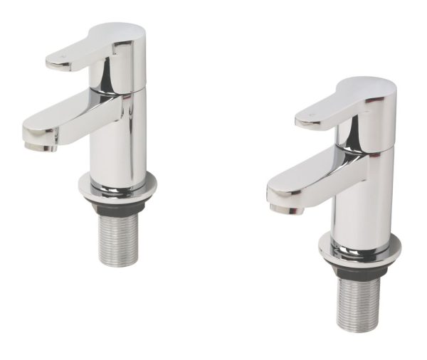 Swirl Elevate Pillar Bath Taps 1 Pair