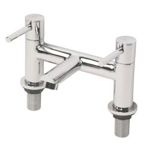 Swirl Essential  Dual Lever Bath Filler Bathroom Taps