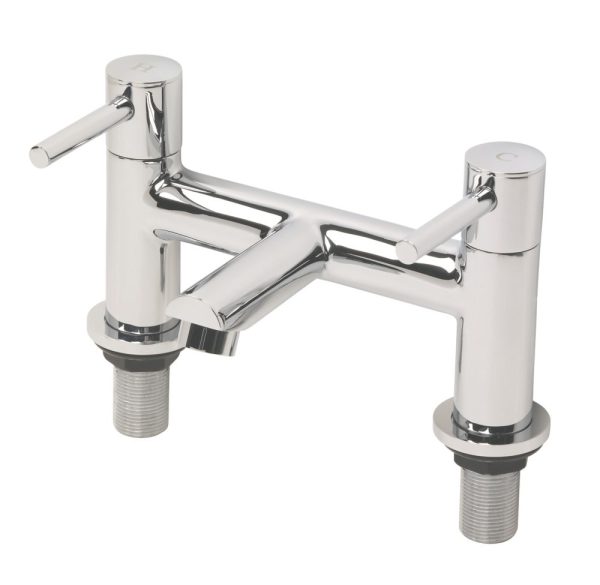 Swirl Essential  Dual Lever Bath Filler Bathroom Taps