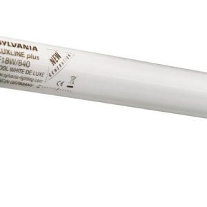 Sylvania Luxline Plus G13 T8 Fluorescent Tube 1350lm 18W 590mm (2ft)
