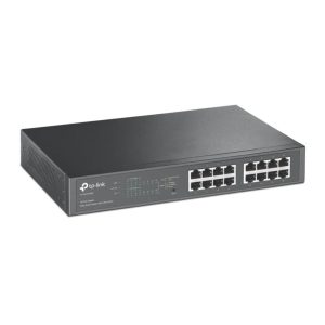 TP-Link TL-SG1016PE 16 Port Desktop / Rackmount Network Switch Black