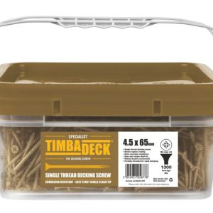Timbadeck  PZ Double-Countersunk Thread Forming Decking Screws 4.5mm x 65mm 1300 Pack