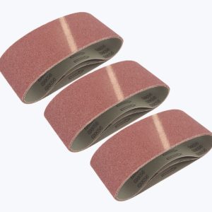 Titan  60 Grit Multi-Material Sanding Belts 457mm x 76mm 3 Pack
