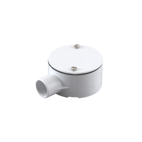 Tower 1 Way 20mm Terminal Box White