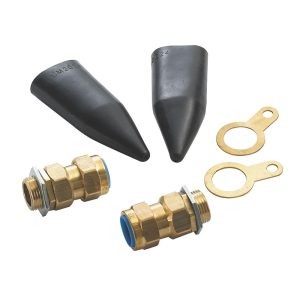 Tower Rubber Exterior Gland 20mm Black 2 Pack