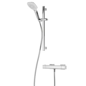 Triton Velino Rear-Fed Exposed Chrome Thermostatic Mixer Shower