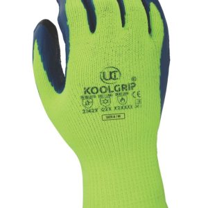 UCI KoolGrip Thermal Latex Grip Gloves Yellow Medium