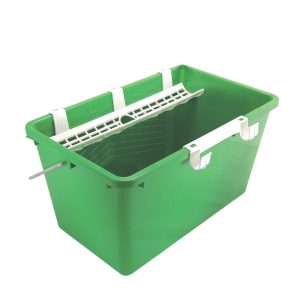 Unger QB12B Aluminium & Plastic Window Cleaning Bucket Green 12Ltr