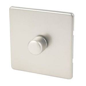 Varilight V-Pro 1-Gang 2-Way LED Dimmer Switch  Satin Chrome
