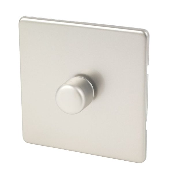Varilight V-Pro 1-Gang 2-Way LED Dimmer Switch  Satin Chrome